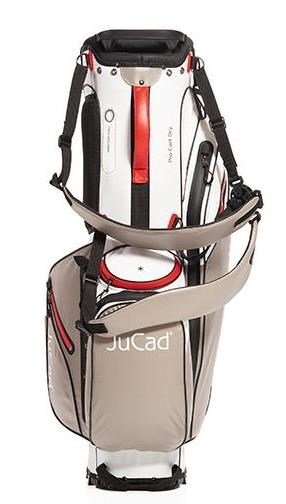 JuCad Bag 3in1 Pro Dry cart bag, blanco/gris/rojo