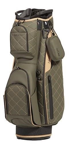 JuCad First Class cart bag, verde oscuro/beige