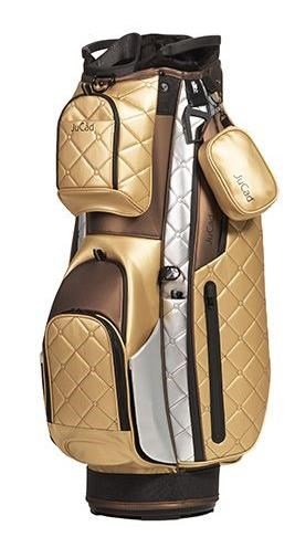 JuCad First Class cart bag, dorado/plateado/marrón