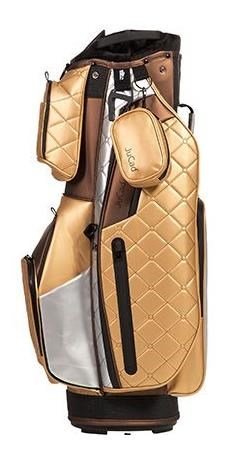 JuCad First Class cart bag, dorado/plateado/marrón