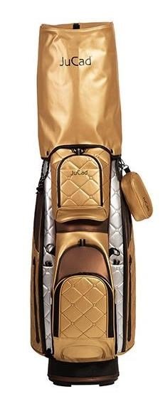 JuCad First Class cart bag, dorado/plateado/marrón