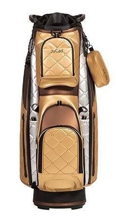 JuCad First Class cart bag, dorado/plateado/marrón
