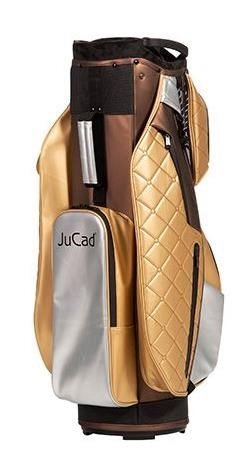 JuCad First Class cart bag, dorado/plateado/marrón