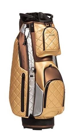 JuCad First Class cart bag, dorado/plateado/marrón