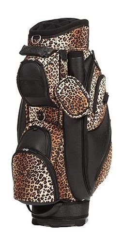 JuCad Style cart bag, negro/leopardo