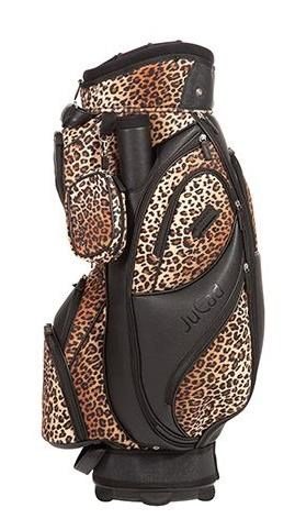 JuCad Style cart bag, negro/leopardo