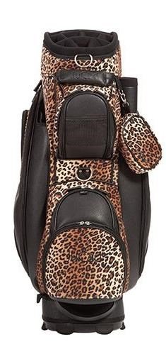 JuCad Style cart bag, negro/leopardo