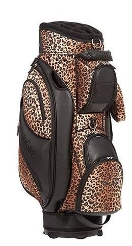 JuCad Style cart bag, negro/leopardo