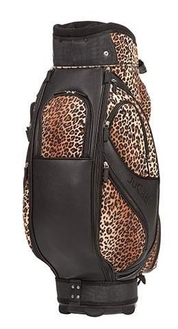 JuCad Style cart bag, negro/leopardo