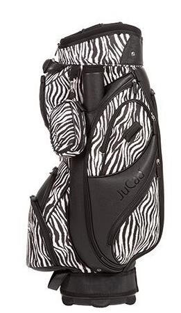 JuCad Style cart bag, negro/cebra