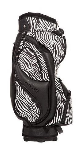JuCad Style cart bag, negro/cebra