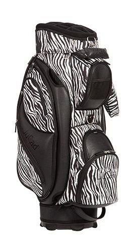 JuCad Style cart bag, negro/cebra