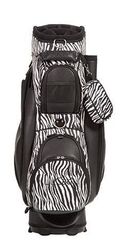 JuCad Style cart bag, negro/cebra