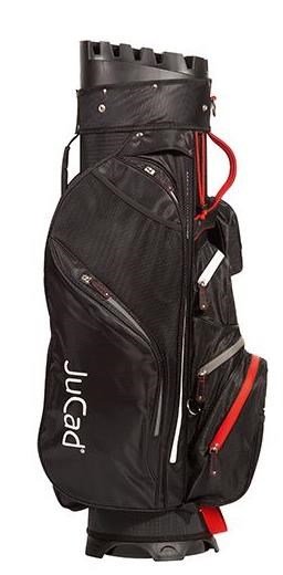 JuCad Manager Waterstop cart bag, negro/rojo/gris