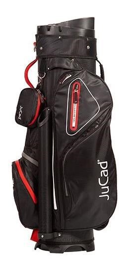 JuCad Manager Waterstop cart bag, negro/rojo/gris