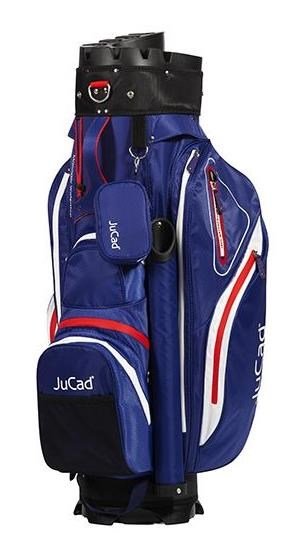 JuCad Manager Waterstop cart bag, azul/blanco/rojo