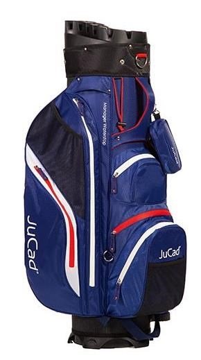 JuCad Manager Waterstop cart bag, azul/blanco/rojo