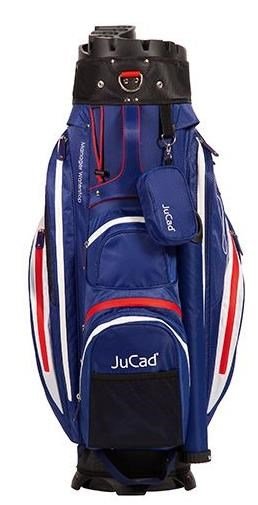 JuCad Manager Waterstop cart bag, azul/blanco/rojo