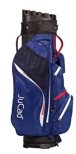 JuCad Manager Waterstop cart bag, azul/blanco/rojo