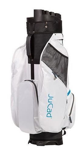 JuCad Manager Waterstop cart bag, blanco/azul/gris
