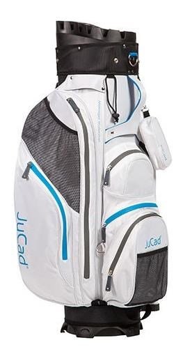 JuCad Manager Waterstop cart bag, blanco/azul/gris