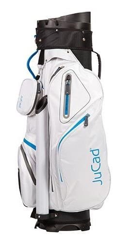 JuCad Manager Waterstop cart bag, blanco/azul/gris