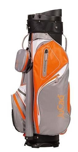 JuCad Manager Waterstop cart bag, gris claro/blanco/naranja