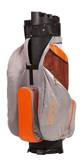 JuCad Manager Waterstop cart bag, gris claro/blanco/naranja