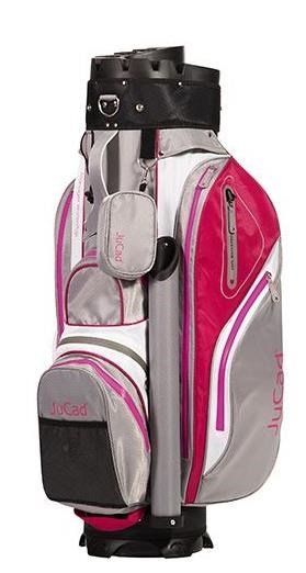 JuCad Manager Waterstop cart bag, gris claro/blanco/rosa