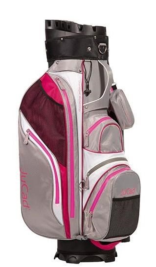 JuCad Manager Waterstop cart bag, gris claro/blanco/rosa