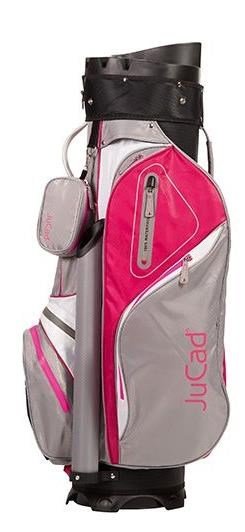JuCad Manager Waterstop cart bag, gris claro/blanco/rosa