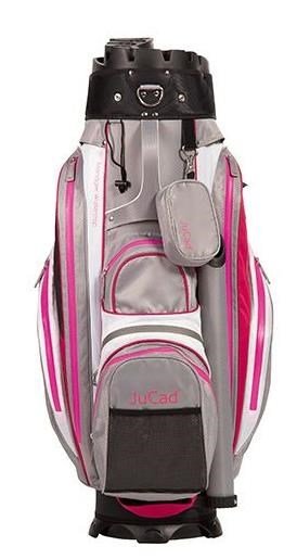 JuCad Manager Waterstop cart bag, gris claro/blanco/rosa