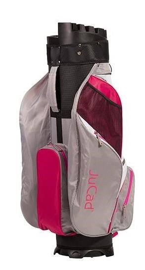 JuCad Manager Waterstop cart bag, gris claro/blanco/rosa