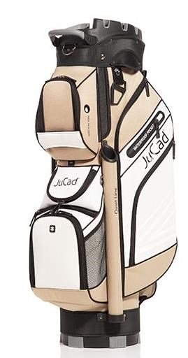 JuCad Quiet Line cart bag, khaki/blanco