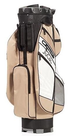 JuCad Quiet Line cart bag, khaki/blanco