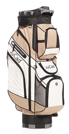 JuCad Quiet Line cart bag, khaki/blanco