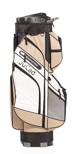 JuCad Quiet Line cart bag, khaki/blanco