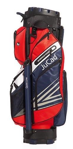 JuCad Quiet Line cart bag, azul oscuro/rojo/blanco