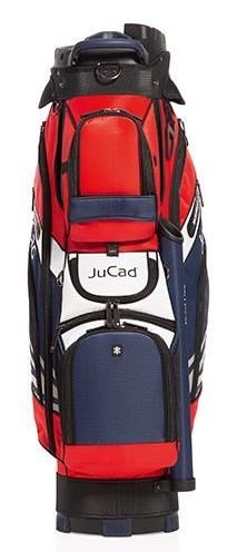 JuCad Quiet Line cart bag, azul oscuro/rojo/blanco