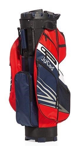 JuCad Quiet Line cart bag, azul oscuro/rojo/blanco