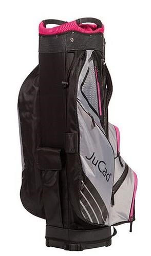 JuCad Sportline cart bag, negro/gris/rosa