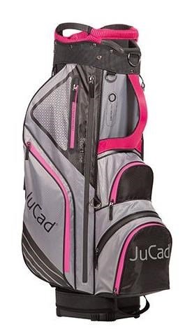 JuCad Sportline cart bag, negro/gris/rosa
