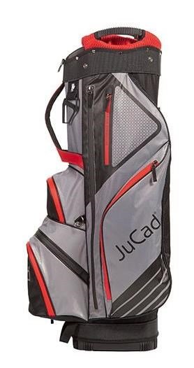 JuCad Sportline cart bag, negro/gris/rojo
