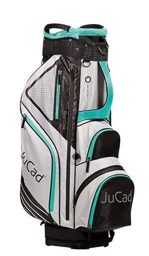 JuCad Sportline cart bag, negro/gris/turquesa