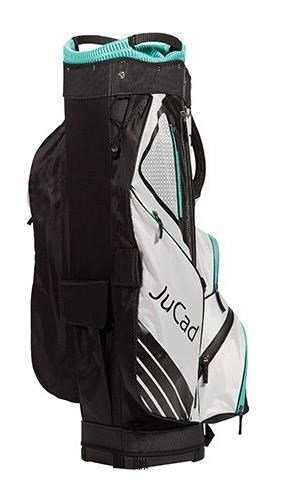 JuCad Sportline cart bag, negro/gris/turquesa