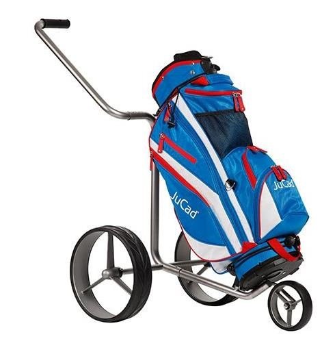 JuCad Junior cart bag, azul/blanco/rojo