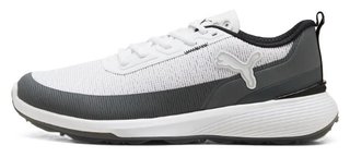 Puma Golf Puma Gruve Sport zapatos de golf para hombre, blanco/gris