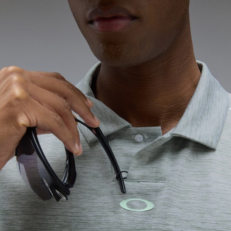 Oakley C1 Gradient polo de hombre, gradient faded green/white