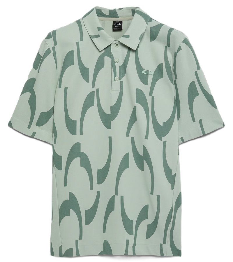 Oakley Tile O polo de hombre, verde desvanecido