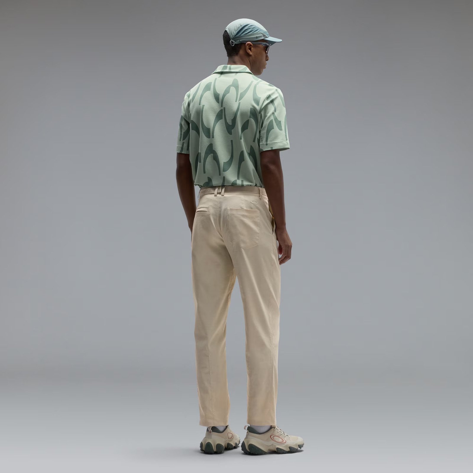 Oakley Tile O polo de hombre, verde desvanecido